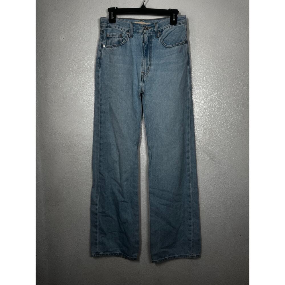 Levi's Light Wash Wide Leg Jeans